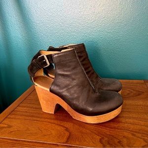 Free People Leather/Suede Clog